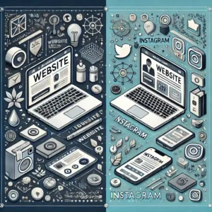 سایت یا اینستاگرام